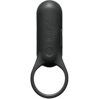 Эрекционное кольцо TENGA SVR+ BLACK с вибрацией